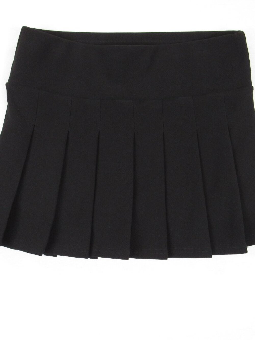 Pleated Skort Just We Women's Size 1XL Short Tennis Stretch Black Mini Flared